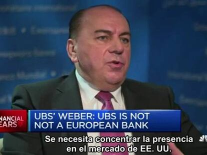 No somos un banco europeo, somos un banco suizo: presidente de UBS