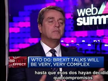Las discusiones sobre el brexit serán muy complejas: Azevêdo, de la OMC
