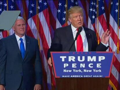 Donald Trump gana las elecciones en EEUU