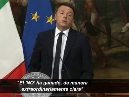 La dimisión de Renzi por el triunfo del ‘no’ añade incertidumbre a la UE