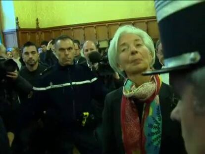 La justicia gala ve a Lagarde culpable de “negligencia” pero la exime de condena