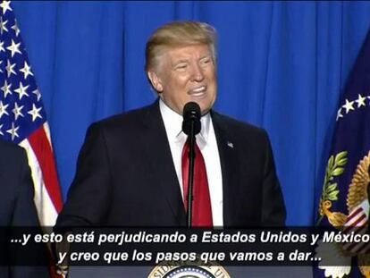 Trump prevé empezar a construir el muro con México “en meses”