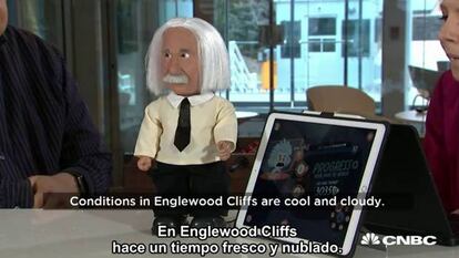 La CNBC prueba al «Profesor Einstein», un pequeño robot con…