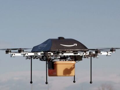 O drone da Amazon.