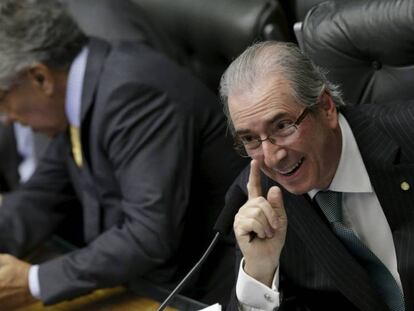 O presidente da Câmara, Eduardo Cunha.