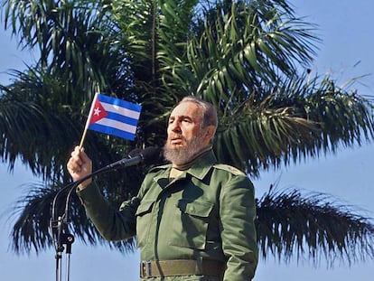 Fidel em uma imagem de 2001, em Havana.