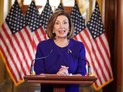 Nancy Pelosi, a presidenta da Câmara de Representantes dos EUA.