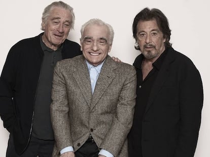 De Niro, Scorsese e Pacino em Nova York, em setembro. No vídeo, trailer de 'O Irlandês'.