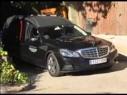 O carro funerário sai de Madri para Santander.