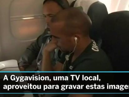 VÍDEO | A última entrevista com a equipe da Chapecoense, a bordo do avião antes de decolar