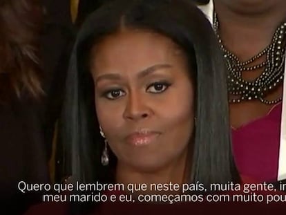 Michelle Obama em sua despedida: “A diversidade não é uma ameaça”