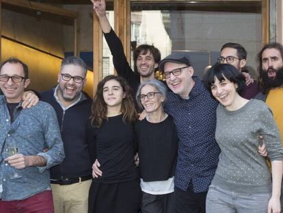El director de Timecode, Juanjo Giménez, junt a part del seu equip.