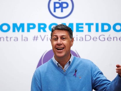 El candidato del PP, Xavier Garcia Albiol.