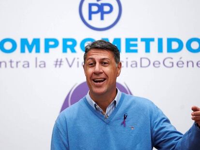 El candidato del PP, Xavier Garcia Albiol.