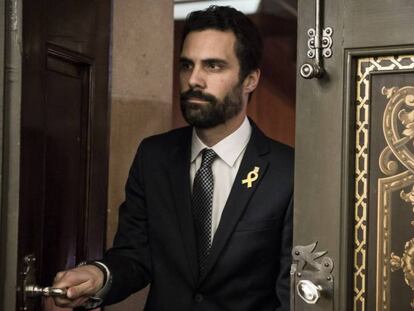 El president del Parlament, Roger Torrent.