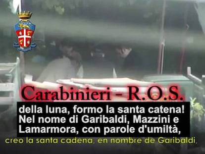 Gravació policial de la ‘Ndrangheta