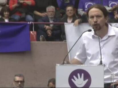Iglesias: “No em veureu abraçant-me ni amb Rajoy ni amb Mas”