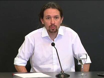 Iglesias entra en campanya vigilant
de no perdre els suports aconseguits