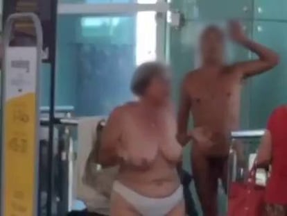 La Guàrdia Civil denuncia 4 viatgers per protestar nus a l’aeroport del Prat
