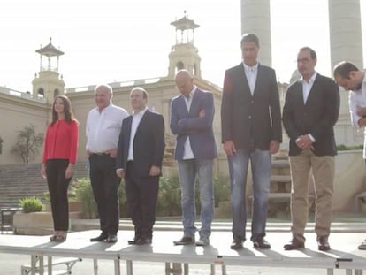 El ‘making of’ de la foto de la campanya electoral