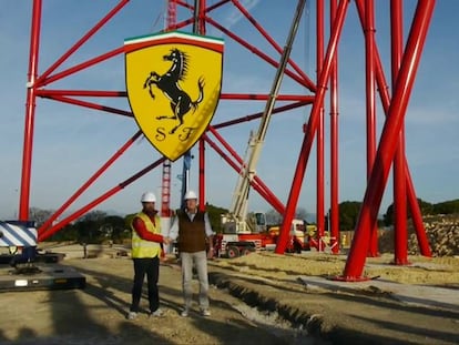 El cavallet rampant presideix l'univers de Ferrari Land
