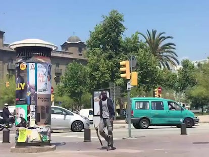 Detenido el mantero que agredió a un guardia urbano en la Barceloneta