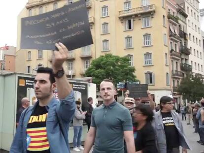 Tensió al Born en la inauguració de l’exposició sobre el franquisme