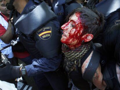 En libertad 10 de los 18 detenidos en la marcha minera y en Sol