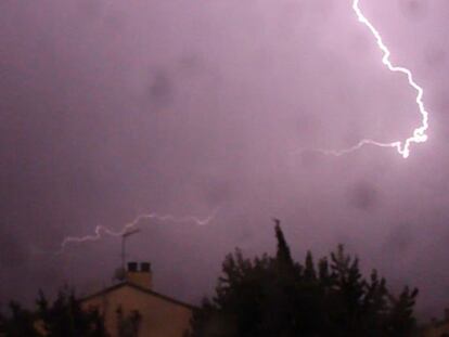 Rayos en Rivas.