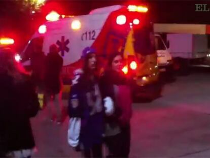 Los momentos posteriores a la tragedia en el Madrid Arena