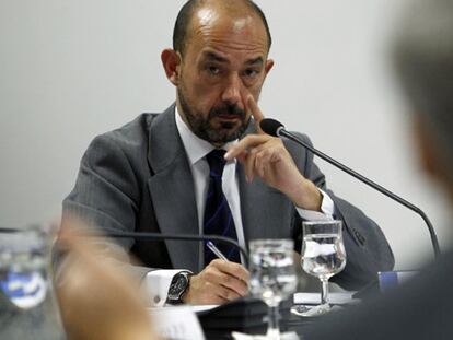 El vicealcalde, durante la comparecencia.