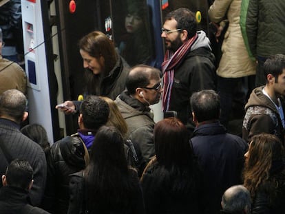 Paros conjuntos en Metro y EMT de Madrid en la hora punta de la mañana