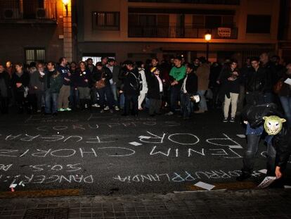 Protesta en Valencia contra el PP. Foto: Tania Castro. Vídeo: Ferran Bono