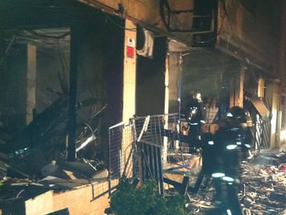 Evacuadas 35 personas por una explosión en un bajo comercial en Ciempozuelos