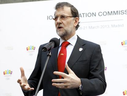 Mariano Rajoy ha dado la bienvenida a los miembros del COI "para mostrar el pleno apoyo y total respaldo del Gobierno" a la ciudad.