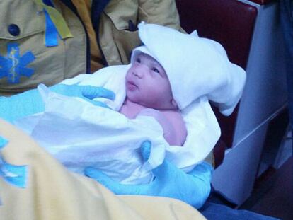 Venir al mundo a los pies de la Cibeles