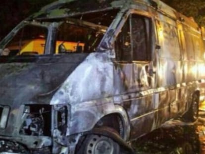 Incendiadas cinco ambulancias en pleno conflicto laboral en el sector