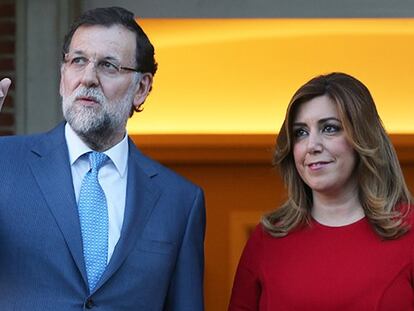 Rajoy y Susana Díaz se reunen en La Moncloa