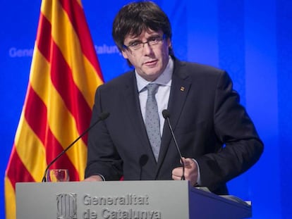 El presidente de la Generalitat, Carles Puigdemont.