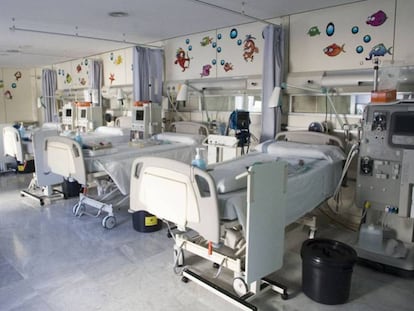 Pediatría del Hospital Vall d'Hebrón, donde fue tratada la niña.
