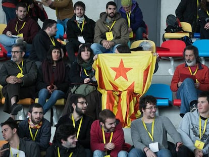 La asamblea de la CUP que decidió no investir a Artur Mas.