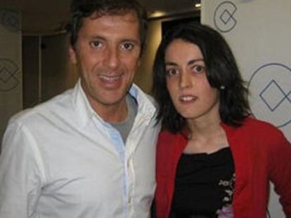Paco González con Lorena Gallego en una foto tomada de las redes sociales.