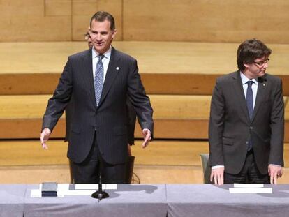 Felipe VI preside la entrega de despachos a los jueces. A. GARCÍA
