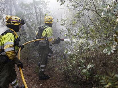 Un incendio en Benitatxell y Xàbia obliga a desalojar a 1.000 personas