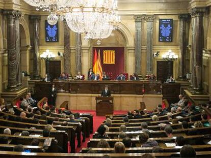 Primera sesión del debate de política general en el Parlament.