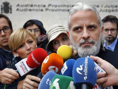 El arrepentido del caso Taula', Marcos Benavent, ante el juzgado de Valencia. Mónica Torres. ATLAS
