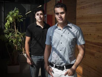 Andrés Bou y Horacio Martos, fundadores de Social Point, en una imagen de 2011. Vídeo: anuncio de la compañía (en inglés).