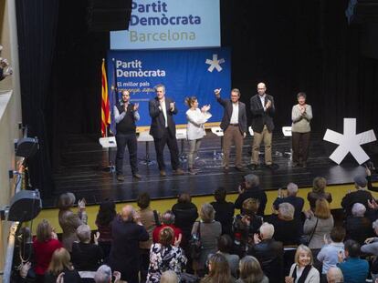 El expresidente de la Generalitat, Artur Mas, durante un acto del PDECat en Barcelona.
