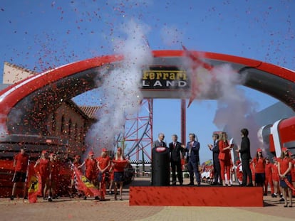 Inauguración de Ferrari Land.