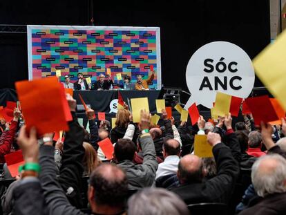 Asamblea de la ANC en Granollers.